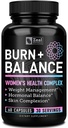 Zeal Naturals Weight Loss Support pour les femmes + Vitamines d'équilibre quotidien (Iron, Vitamine D, Setria®, Folate) Pills de soutien alimentaire Premium pour les femmes + Multivitamine et Hormone Support