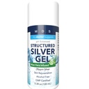 Gel d'argent colloïdal, soins de brûlure et de blessure avec Aloe Vera - 30ppm pH Formule équilibrée aide Soothe Burns, Sores & Eczema - Argent structuré - Fabriqué aux États-Unis (3.38 oz)