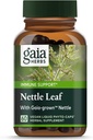 Gaia Herbs Stinging Nettle Leaf - Soutien respiratoire et immunitaire* - Supplément à l'extrait de feuille de Nettle Sting - Vegan, sans gluten, sans soja - 60 capsules de Phyto liquide (30 portions)