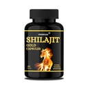 Shilajit Gold Capsules for Men | Power, Stamina & Strength | Natural Energy Booster with Pure Shilajit, Ashwagandha, Safed Musli & Gokshura | 60 Veg Capsules (Pack 1)
