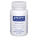 Encapsulations pures Sélénium - 200 mcg - pour une fonction cellulaire saine, système immunitaire et défenses antioxydantes - Supplément minéral - Vegan & sans gluten - 180 capsules