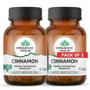 A TATA Product - Organic India Cinnamon - 60 Veg Capsules (Pack of 2), Improves Appetite & Digestion, Carbohydrate Metabolism, Insulin Regulation, Rich In Natural Antioxidants, Boosts Immunity
