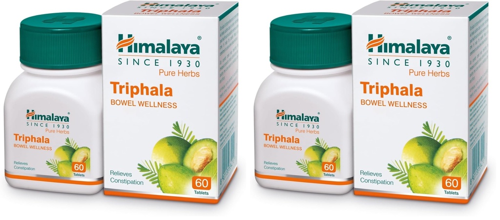 Himalaya Herbals Triphala - 60 Capsules (Pack of 2)