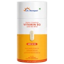 Dr. Morepen Triple Complex Vitamin D3 | 600 IU D3 + 55mcg K2 MK-7 + B12 | Supports Bone Strength, Calcium Absorption & Immunity | Plant-Based | 60 Capsules
