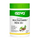OZiva Plant Based Multivitamins for Men 35+| For Heart & Muscle Health, Stamina & Performance| With Guduchi Extract, Vegan Vitamin D3, 50 Vegetarian Tablets