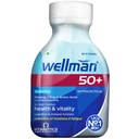 Wellman 50+ Multivitamin Tablets for Men Above 50 Years (2 Months Pack) | 29 Nutrients with Vitamins, Minerals, Ginseng, Co-Enzyme Q10 & Lutein | Daily Multivitamin & Nutritional Supplement | Gluten Free | 60 Tablets | 1,117mg Per Tablet