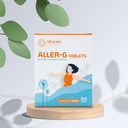 Sitaram Ayurveda Aller-G Tablet | Curcumin-Based Ayurvedic Supplement | Kids Chewable with Haridra, Guduchi & Yashtimadhu | Helps Immunity & Respiratory Health | 60 Nos