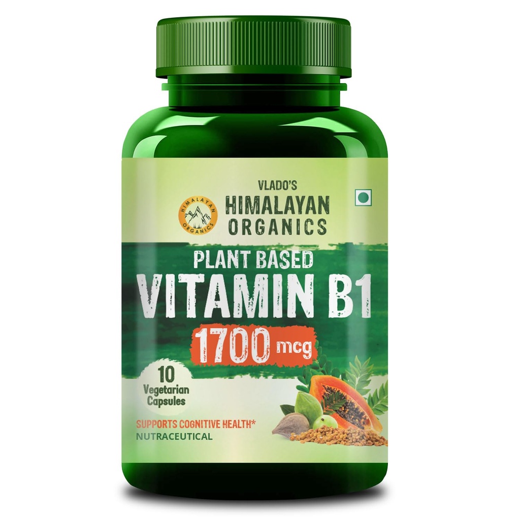 Vlado's Himalayan Organics Plant-Based Vitamin B1-10 Capsules
