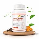 Curcumin with Piperine BioPerine 500mg - 95% Standardized Curcuminoids, 60 Vegan Capsules | Powerful Anti Inflammation Supplements for Joint Health, Antioxidant & Immunity Support