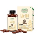 Herbs O' Shrubs Life-100 Antioxidant Support Tablets -30 Count | Daily Energy with CoQ10, Ashwagandha, Spirulina, Resveratrol & L-Carnitine | Immunity Boost | Slow Down Aging for Men & Women