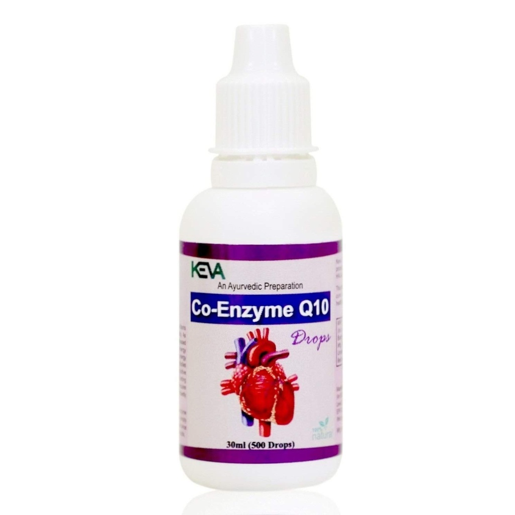 Keva Co-Enzyme Q 10 Drops - Immunity Booster, Good for Heart Health, Regulate High BP, Cholesterol Levels (30 ml)