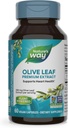 Nature's Way Olive Leaf Premium Extract Supplément, soutient la santé cardiaque*, 250 mg par portion, sans gluten, végétalien, 60 capsules (paquetage mai vary)