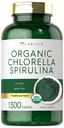 Comprimés de spiruline de Chlorelle biologique de Carlyle, 1300 Count.