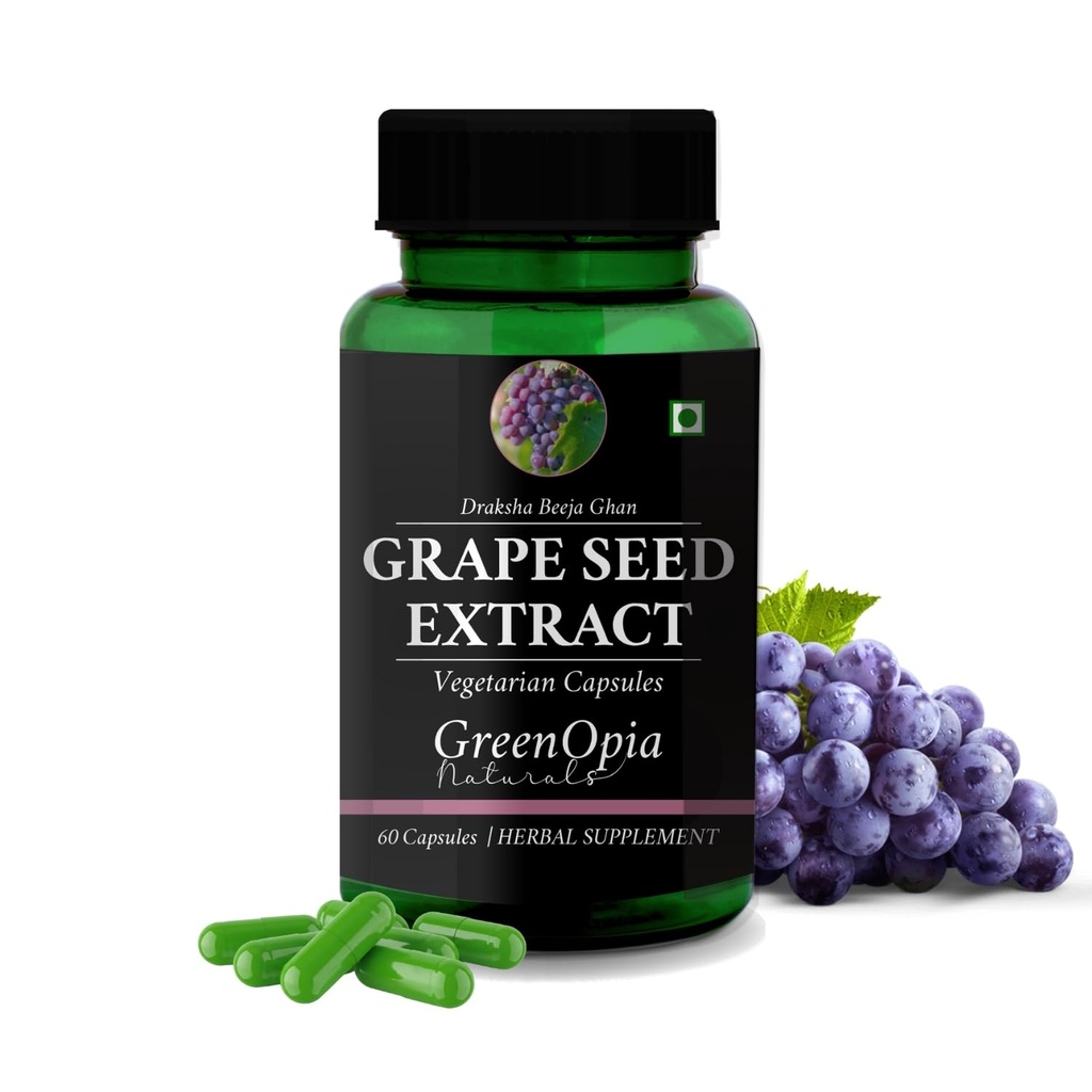 Grape Seed Extract | 400 mg | 60 Veg Capsules | Antioxidant