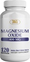 Supplément de magnésium 400mg [haute puissance] – Oxyde de magnésium pour le soutien immunitaire, la récupération musculaire, les crampes de jambes et la relaxation 120 comprimés-USA fabriqués