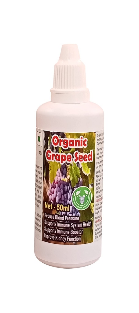 Organic Grape Seed Drops - 50ml (Get One Bottle 50ml Organic Grape Seed Drops Free)