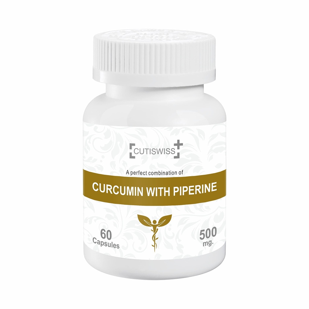 A perfect combination of curcumin & Piperin. Pack of 1 60 Capsule