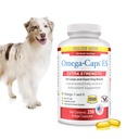Omega-Caps ES pour chiens grands et géants - Omega 3, Vitamines, Minéraux, Antioxydants - Support Système immunitaire, articulations, coeur et cerveau - 250 Capsules Softgel