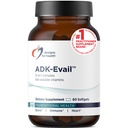 Designs for Health ADK Evail - 5000 UI VIT D3 with Vitamines A, E (Annatto Gamma Delta Tobotrienols), K (K1 + K2) - Complexe adipeux Vitamine D - Bone + Immune Support - Non-OGM (60 Softgels)