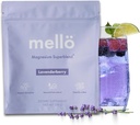 mellö Supplément Magnésium Poudre superbe - Magnésium Glycinate avec L-Theanine, GABA, et 70 Trace Minerals - Supports Sommeil, Relaxation, Énergie équilibrée - Saveur de lavande, 30 portions