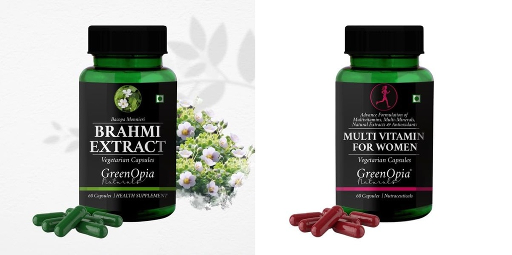 Brahmi Multivitamins For Women Wellness Daily Vitality |60 CAPSULES
