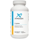 XYMOGEN L-Lysine Capsules de 1000mg - supplément acide amino pour soutenir la synthèse du collagène, fournit l'équilibre à une prise élevée d'arginine (90 capsules)