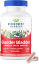 RidgeCrest Herbals Gladder Bladder, Supplément de santé à l'urine. Contient vitamine B6, magnésium, potassium avec canneberge et extrait d'hibiscus. Aide à soutenir des reins en santé (60 capsules de légumes, 30 portions)