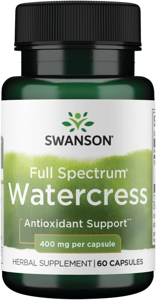 Cercle d'eau plein spectre Swanson 400 Milligrammes 60 Capsules