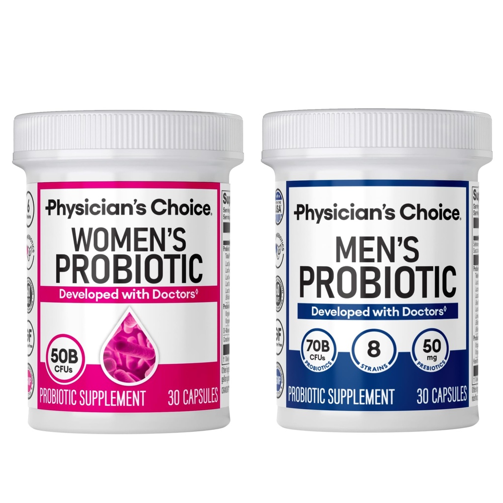 Groupe probiotique de His & Hers - Probiotique masculin(30ct) + Probiotique féminin(30ct)