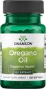 Huile d'origan de Swanson 10:1 Extrant-Supplément naturel Promouvoir la santé digestive-respiratoire et le soutien de la santé de piège urinaire (120 Softgels, 150mg chacun)