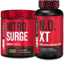 Usine Jacked Nitrosurge Shred Thermogen Pre-Workout dans Blueberry Lemonade & N.O. XT Nitric Oxide Booster pour hommes et femmes