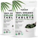 Comprimés de Chlorella Biologique 400 Count de haute puissance Superfood de Chlorophylle Pills de 100% Vert pur Algae.