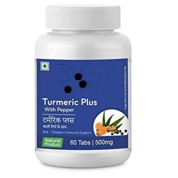 Sri Sri Turmeric Plus,60 Tabs 500mg- Pack 2 (Ayurveda-99)