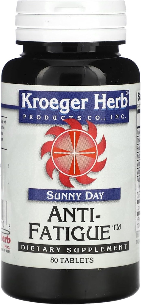 Kroeger Herb Anti-Fatigue, 80 comtes