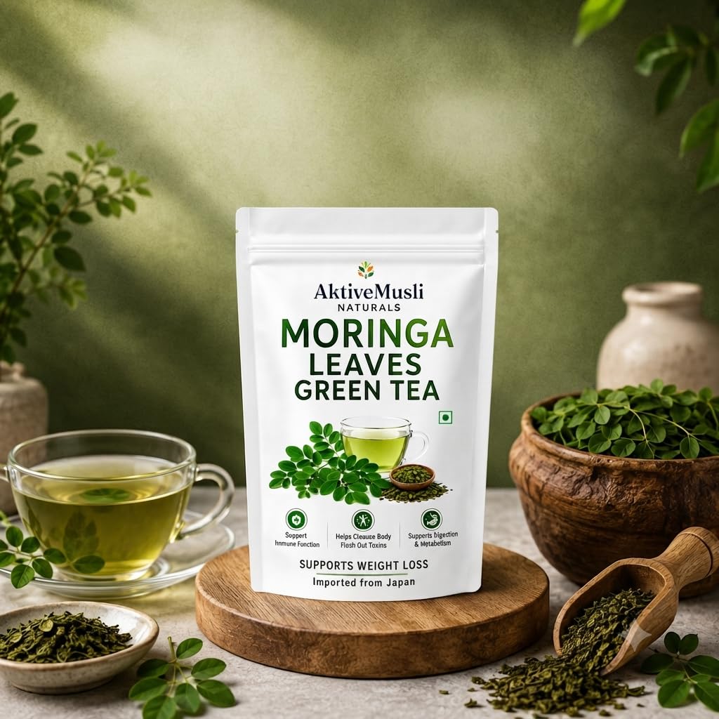 Moringa Tea| Pure & Natural Detox & Immunity Booster Ginger, Herbal Tea
