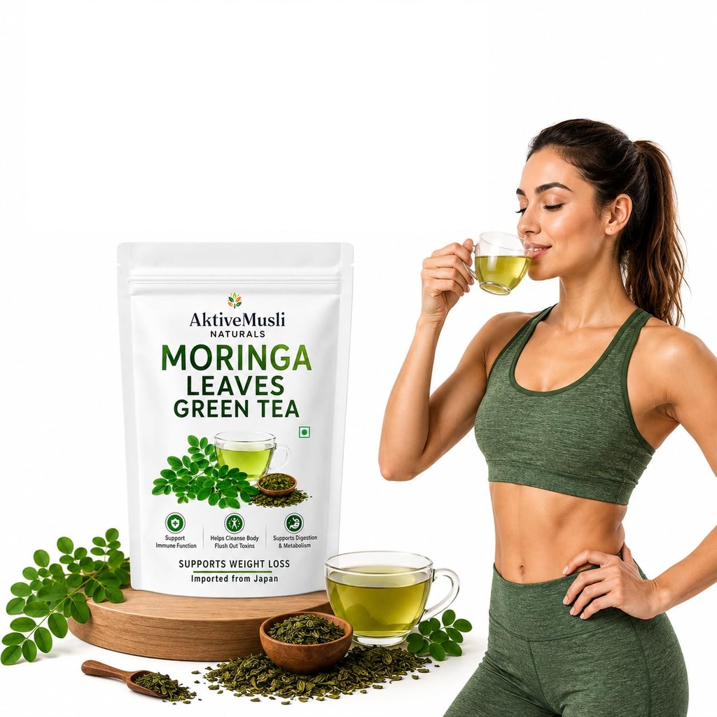 Moringa Tea for overall wellness green leaves Infusion Tea