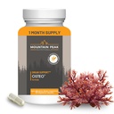 Mountain Peak Nutritionals Supplément Ostéo - Soutien des organes et os forts, favorise la santé des os - avec les vitamines D3, K2, Calcium et Magnésium - Bâtiment des os et renforcement (120 capsules végétariennes)
