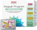 GNC Femmes Soutien à la ménopause Programme Vitapak, Nutrition complète 4 produits en 1, Soutien Flash chaud, Balance hormonale, Coho noir, Huile de Primrose du soir, 30 packs quotidiens