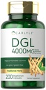 Carlyle DGL Capsules de réglisse déglycyrrhizées 200 Count.