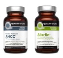 Qualité de vie Immune Health Bundle - Avec Kinoko Platinum AHCC 750mg et Allerfin