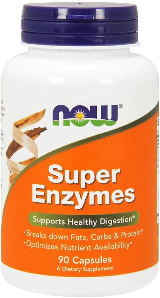 MAINTENANT Super enzymes, 90 capsules (paquet de 2)