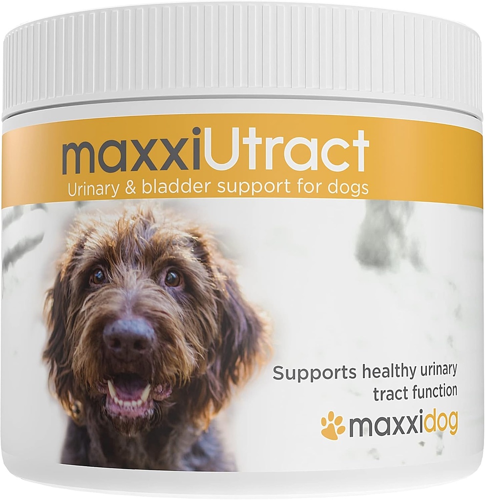 maxxipaws | maxxiUtract – Urinary & Bladder Support for Dogs | Cranberry, D-Mannose, Pumpkin, Cornsilk & Silica | Helps Prevent UTI Recurrence, Supports Bladder Control & Kidney Health | Powder 5.3 oz