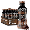 Jocko Mölk 30g Herbacé Secoues de protéines de fécule – Pas d'ajout de boissons de protéines de sucre KETO amical - prêt à boire 12 FL Oz (paquet de 12) chocolat