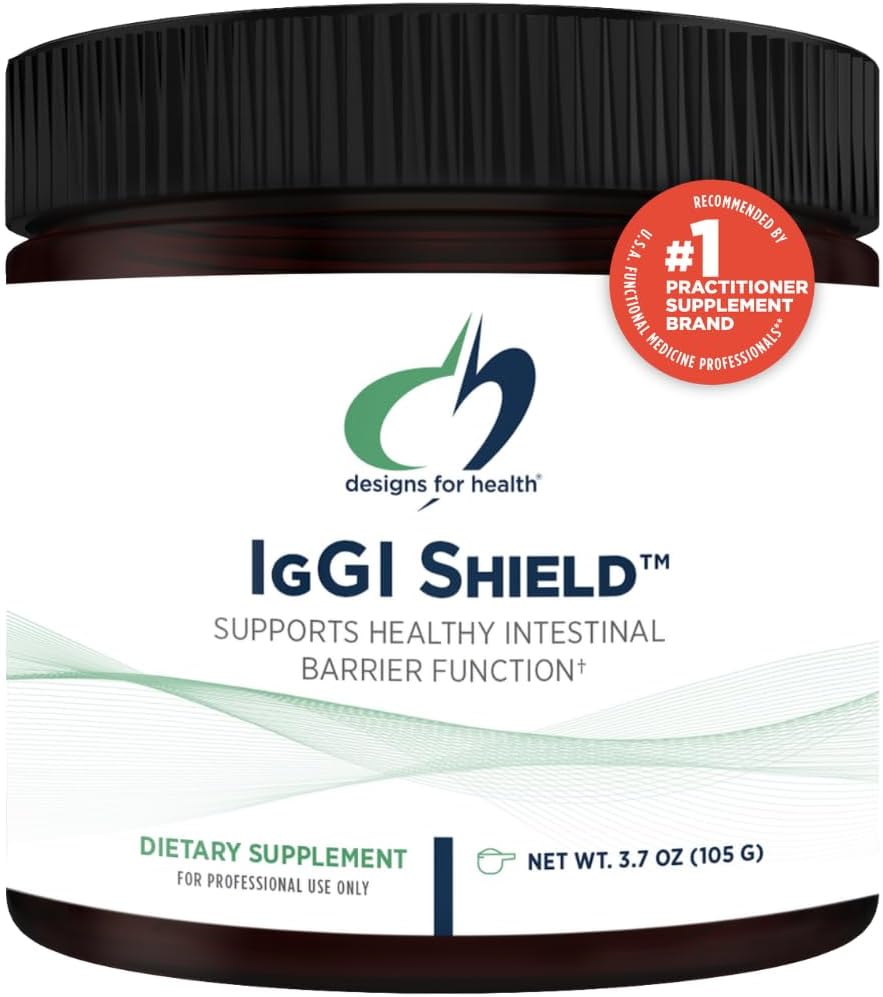 Conceptions pour la santé Poudre de Bouclier IgGI - Supplément IgG sans immunoglobuline sans lait, SBI avec N-acétyl-Glucosamine - soutient la fonction de barrière intestinale saine (3,7oz / 30 portions)