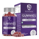 Sleep Support Gummies with Melatonin - 5 mg & Valerian Root Extract | Sleep Gummies for Men & Women (Pack of 1)