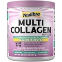 Peptides multicollagènes en poudre de type I II III V X, protéine de collagène hydrolysée pour les femmes et les hommes, peau, cheveux, ongles, non aromatisés, non-OGM, Keto & GF, sucre zéro, 45 portions, 16oz