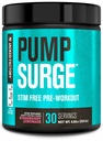 Prélèvement d'usine Jacked Cafeine Free Pre Workout pour les hommes et les femmes - Booster Nootropic & Stim Free Pre Workout - Pompes intenses, Focus amélioré - 30 portions, Cimonade de fraise