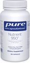 Encapsulations pures Encapsulations nutritives 950.00 Supplément minéral multivitamine pour soutenir les fonctions physiologiques et un mode de vie sain*
