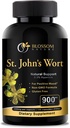 St Johns Wort 900mg-Mood Support Supplement*-Calm Complements*-120 Légume St Johns Wort Capsules(2 mois d'approvisionnement),450mg de Vegan, non-OGM St. John's Wort (Hypericum Perforatum),0,3%Hypericine par bouchon