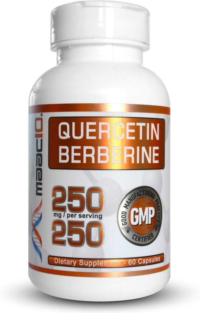 MAAC10 Quercetin Berberine 500mg (250mg/250mg par gélule 60 jours)